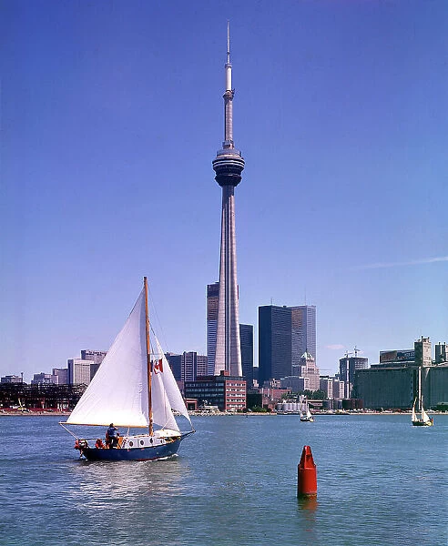 Toronto, Ontario, Canada - The CN Tower Date: circa 1970s