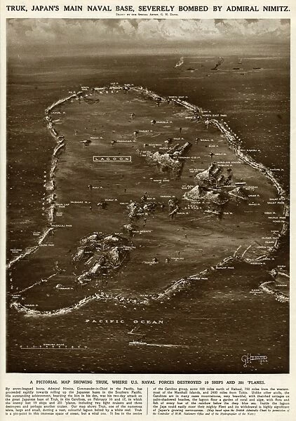 Truk naval base by G. H. Davis