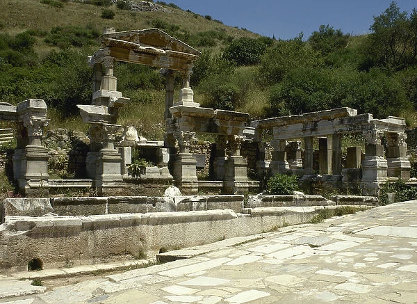 Turkey. Ephesus. Fountain of Trajan. 2nd Century AD