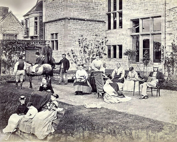 Victorian family group - Rodbourne House, Wiltshire