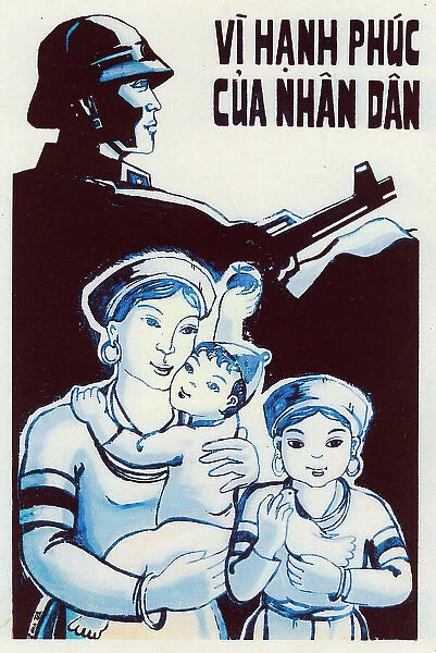 Vietnamese Patriotic Poster