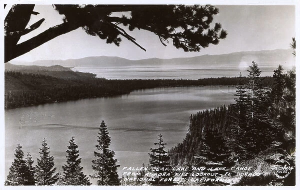 View above Lake Tahoe, California, USA