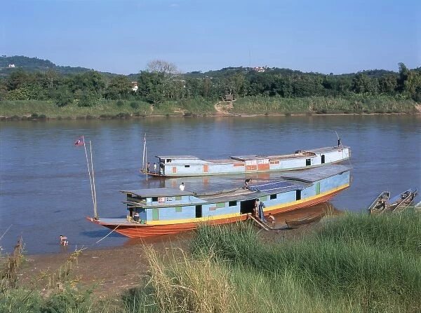 View across the Mekong River, Chiang Khong, Thailand