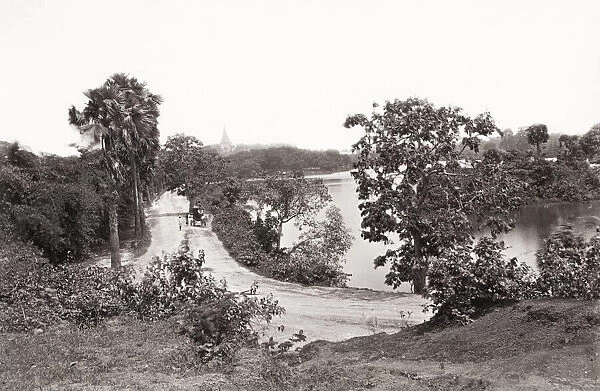 View of Rangoon Burma, Yanyon, Myanmar