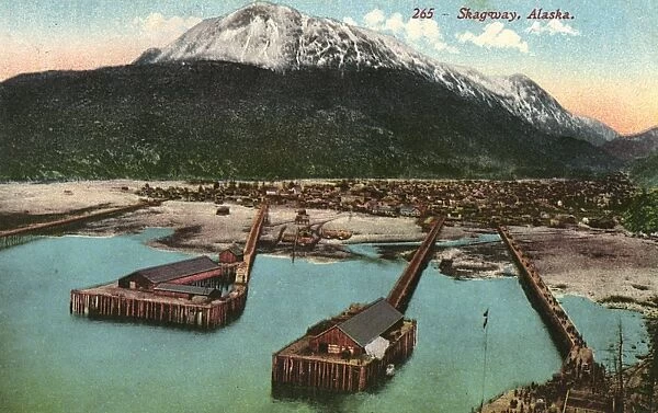 View of Skagway, Alaska, USA