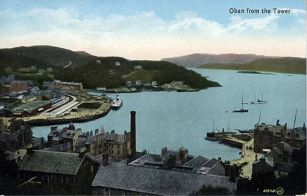 View from the Tower, Oban, Argyllshire