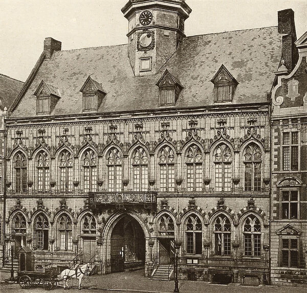 View of the Town Hall, Mons, Belgium