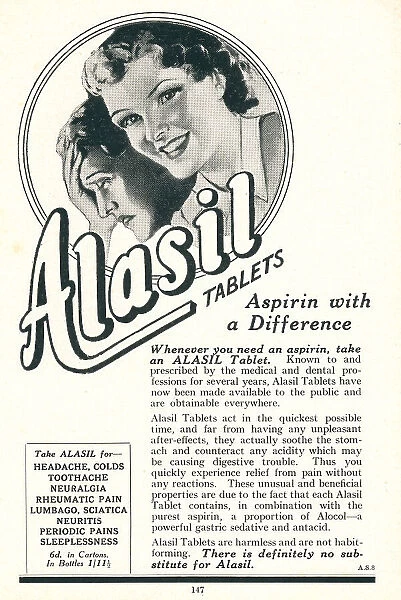 Wartime Alasil Advertisement
