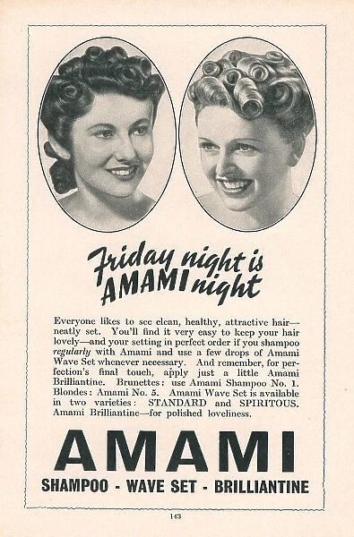 Wartime Amami Advertisement