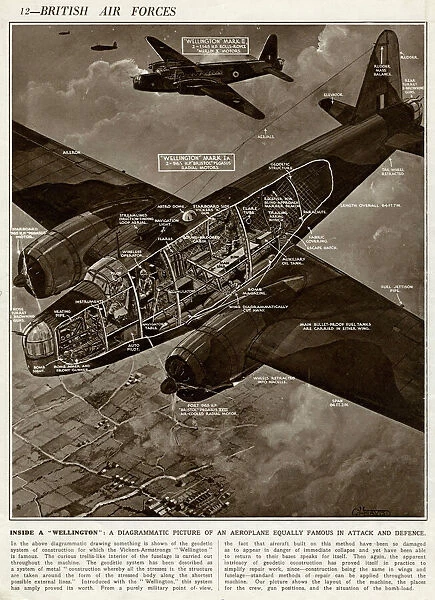 Two Wellington bombers by G. H. Davis
