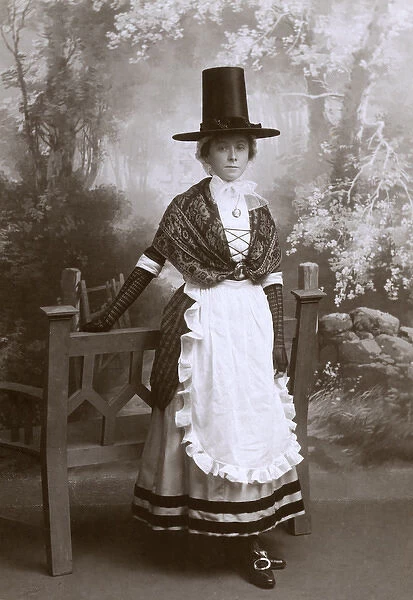 Welsh Woman in traditional costume