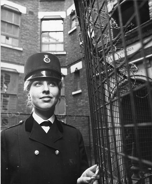 Woman police officer in Hartnell uniform, London