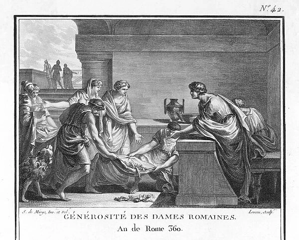 Women of Rome donate their jewellery