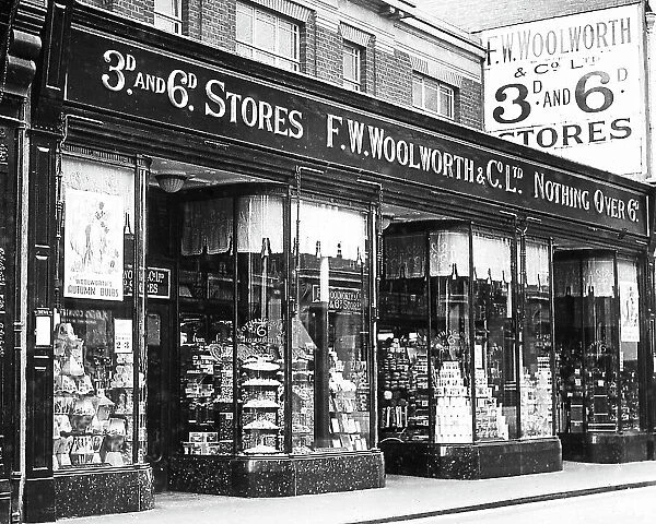 Woolworths store, possibly 1930s