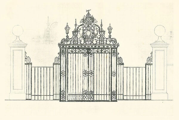 Wrought Iron Gate George Crawley