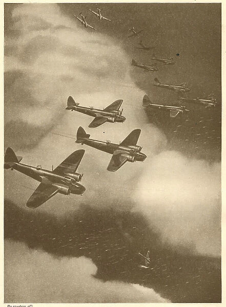 WW2 - Blenheim Bombers Vs Messerschmitts