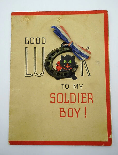 WW2 Good Luck Greetings Card