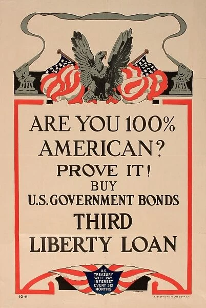 WWI Poster, American war loan