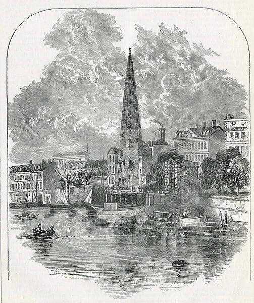 York Building Company water tower, The Strand, London