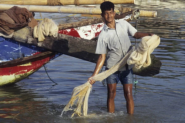 Young fisherman, Sri Lanka