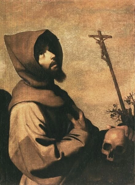 ZURBARAN, Francisco de (1598-1664). Saint Francis