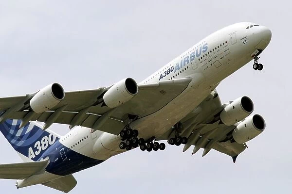 Airbus A380 in flight C017  /  7889