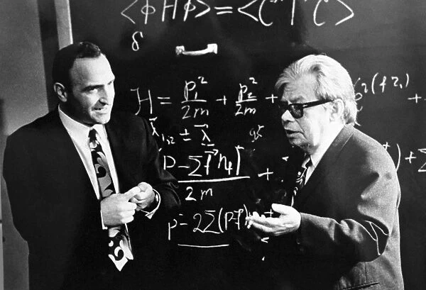 Bogolyubov (right), Soviet physicist