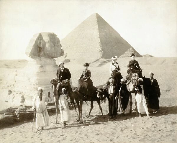 Egyptian pyramids tourism, 19th century
