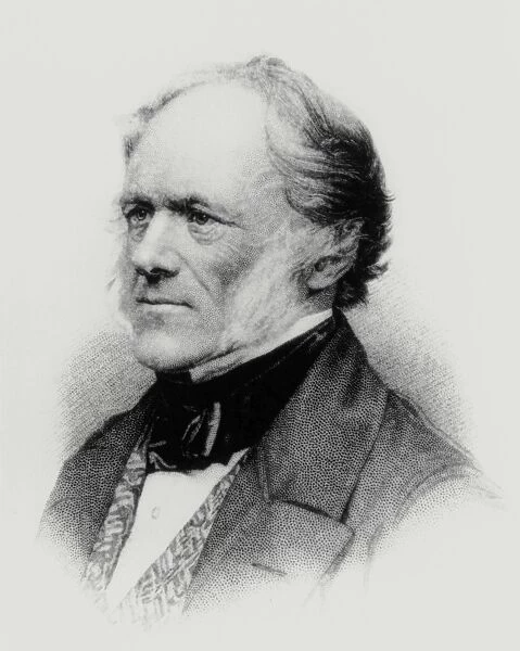 Engraving of English geologist Sir Charles Lyell