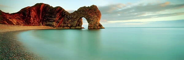 Eroded sea arch