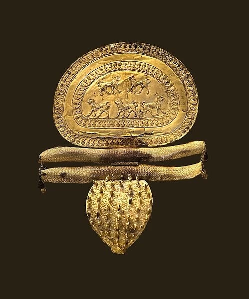 Etruscan gold fibula