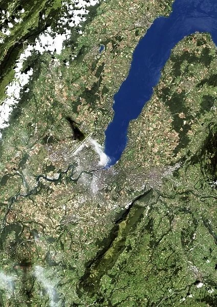 Geneva, satellite image