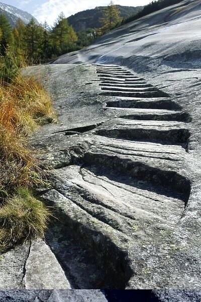 Granite steps, Switzerland C013  /  5039