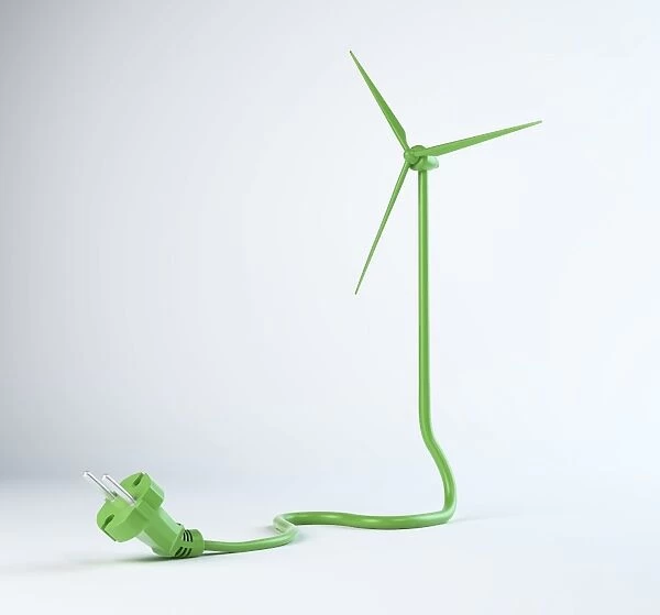 Green energy, conceptual artwork F006  /  3854