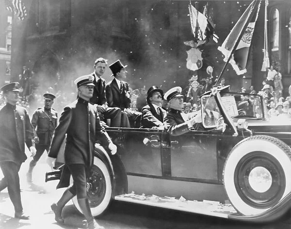Lindberghs ticker-tape parade, 1927