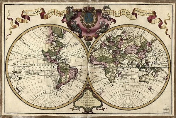 Map of the world, 1720