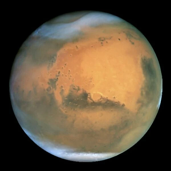 Mars, optical image. This image was taken when Mars was 68 million kilometres from Earth