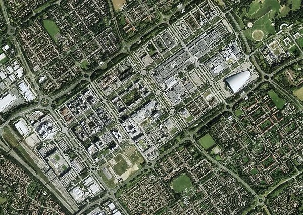Milton Keynes, aerial photograph C017  /  0653