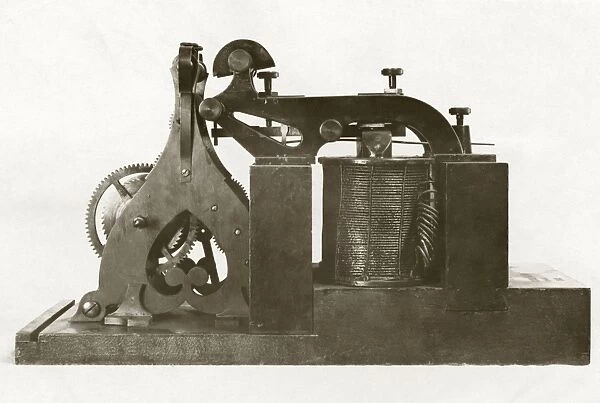 Morse telegraph recording receiver