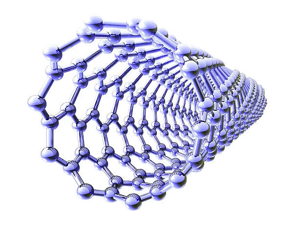 Nanotube technology, computer artwork