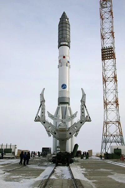 Proton-M rocket before launch C013  /  9296