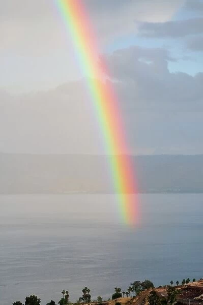 Rainbow over Sea of Galilee