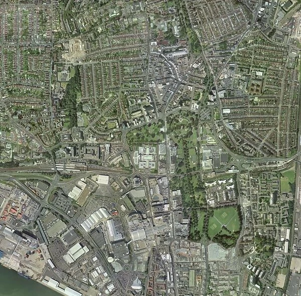 Southampton, UK, aerial image