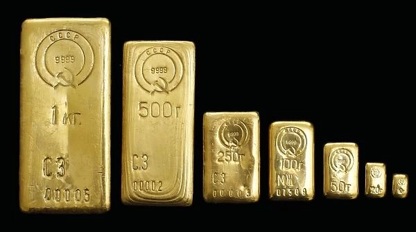 Soviet gold bars