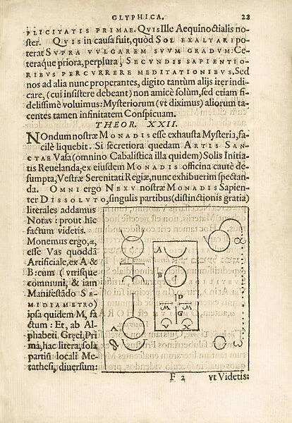 Theorem 22, Monas Hieroglyphica (1564)
