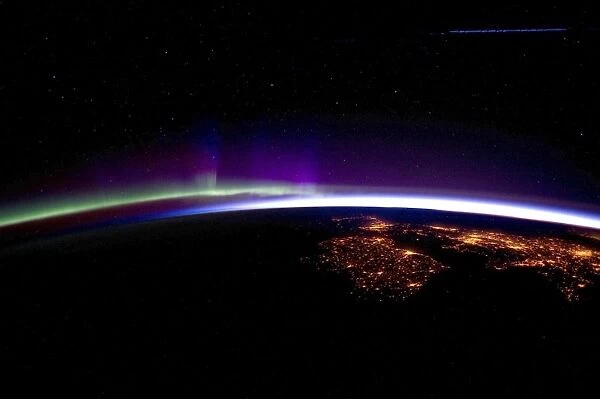 UK and Ireland at night, ISS image