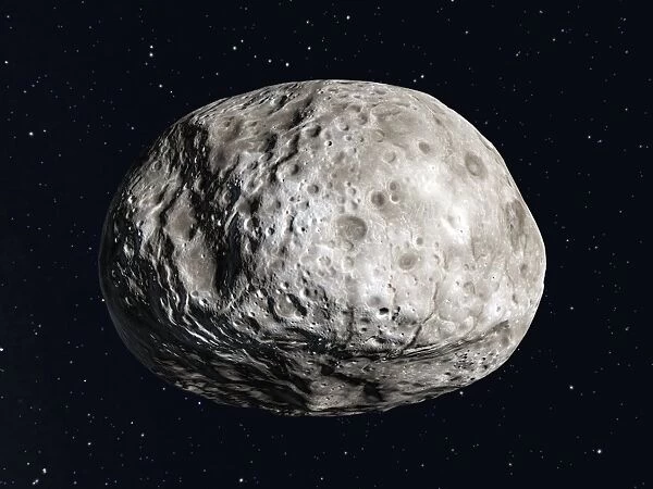 Vesta asteroid, artwork