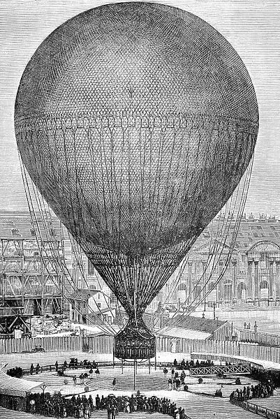 Viewing balloon at 1878 Paris Exposition C017  /  6917