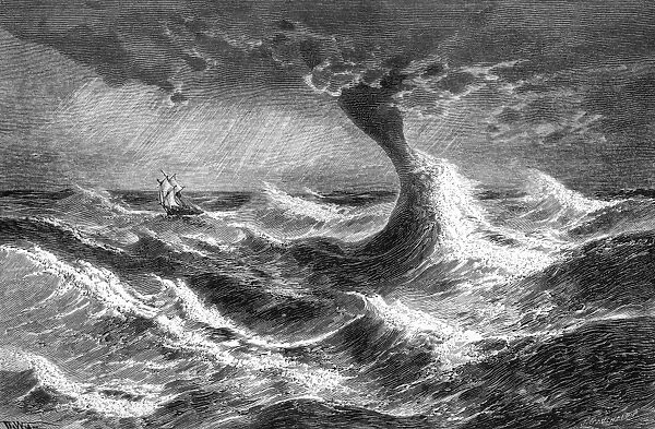 Waterspout, historical artwork