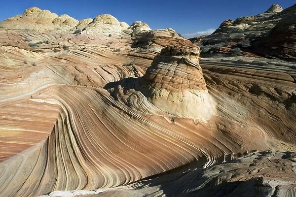 The Wave rock formation, Arizona, USA